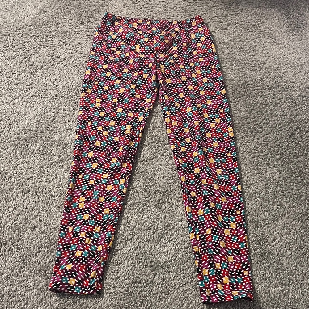LuLaRoe Multicolor Patterned Leggings